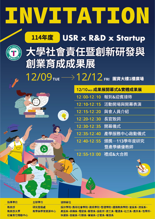 樹德科大_USR x R＆D x Startup大學社會責任暨創新研發與創業育成成果展圖片